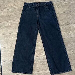Banana Republic Dark Blue High-Rise Trouser Jeans